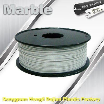 Marble 3D High Strength Printer Filament 3mm / 1.75mm, Suhu cetak 200 ° C - 230 ° C