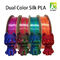 Silk Dual Color Trip Color Filament untuk filamen FDM 3D Printer