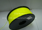 Filamen ABS Kuning Kuning, Filament 3D Printing Bahan Plastik 1.75 / 3mm