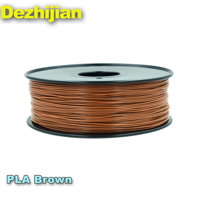 OEM ODM Brown PLA 3D Printer Filament Untuk Pen ± 0,03 Mm Toleransi