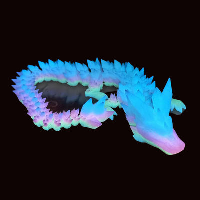 PINRUI Glow Rainbow PLA 1kg 1.75mm pelangi putih printer 3D filamen perubahan warna dalam plastik gelap untuk printer 3D