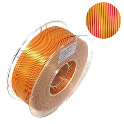 PINRUI Filamen PLA Sutra Warna Dua 1,75mm Bi-Color 3D Printer Sutra PLA Filamen 1 kg (2,2 lbs)
