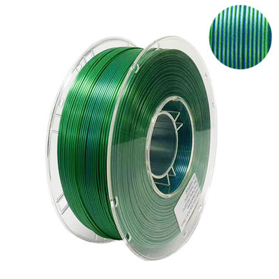 PINRUI Filamen PLA Sutra Warna Dua 1,75mm Bi-Color 3D Printer Sutra PLA Filamen 1 kg (2,2 lbs)
