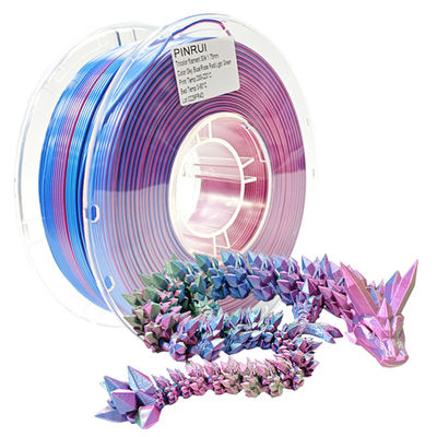 PINRUI Triple Color PLA Silk Filament 1.75mm 1kg Spool Triple Color PLA Silk Filament Cocok dengan Sebagian besar Printer FDM