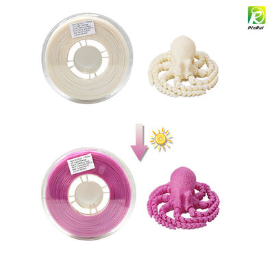PINRUI PLA 3D Printer Filament, UV atau Sinar Matahari Perubahan Warna Warna PLA Filament 1.75mm,Keakuratan Dimensi +/- 0.03 mm