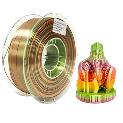 PINRUI Pelangi PLA Sutra PLA 1,75mm 1kg Multi-warna PLA Color Gradient Filament untuk Pencetakan 3D