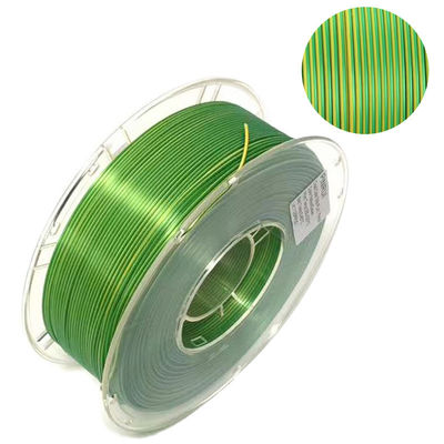 3d Printer Filament silk PLA Filament 1.75mm warna ganda Untuk Pencetakan Printer 3d