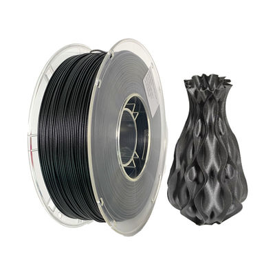 Serat Karbon Pa-Cf Nylon 3d Pla Filament 1.75mm Hitam Ketangguhan Tinggi