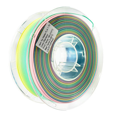 PINRUI 3D Printer Filament Rainbow Dreamy Color 1,75mm 1kg Berbagai warna cocok untuk kebanyakan printer FDM