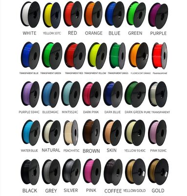PINRUI 1kg 3D Printed High Speed 1.75mm PLA PETG Filament 2.2lbs Spool Roll 1.75mm Colors Plastic Rods PINRUI 1kg Plastic Rods