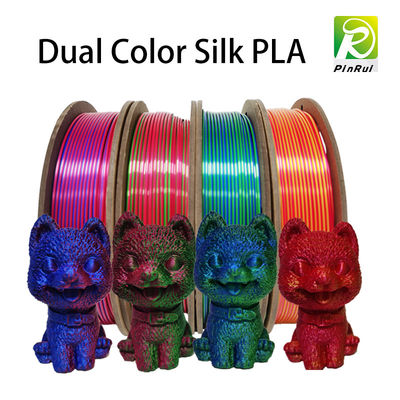 250gSilk Dual Color Trip Color Filament untuk FDM 3D Printer pla filament