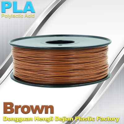 Bahan Printer 3D Filamen PLA Coklat 1kg / spool