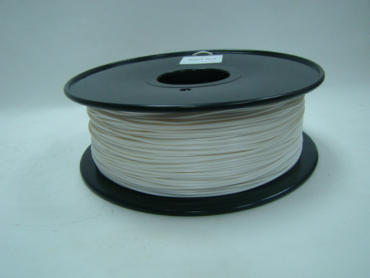 Soft PLA 3D Filament Printer, fleksibilitas yang baik 1.75 / 3.0mm