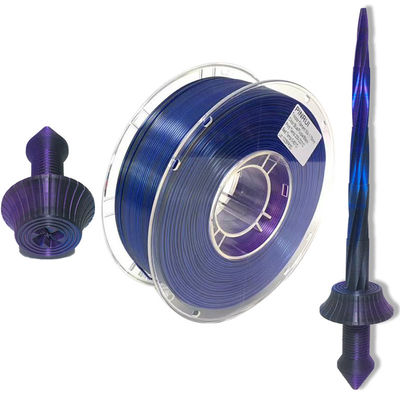 Filamen warna perjalanan, filamen warna ganda, filamen sutra, filamen pla, filamen 3d